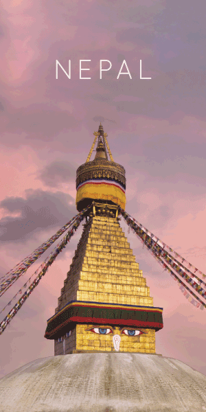 Bild: Bodhnath Stupa, Kathmandu
