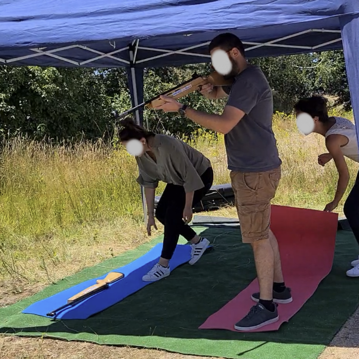 Animation biathlon collaboratif