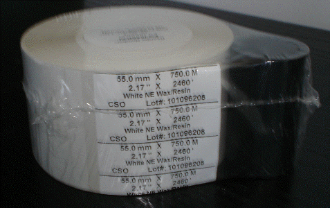 High quality extra white thermal tranfer ribbom
