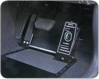floor mounted left foot accelerator