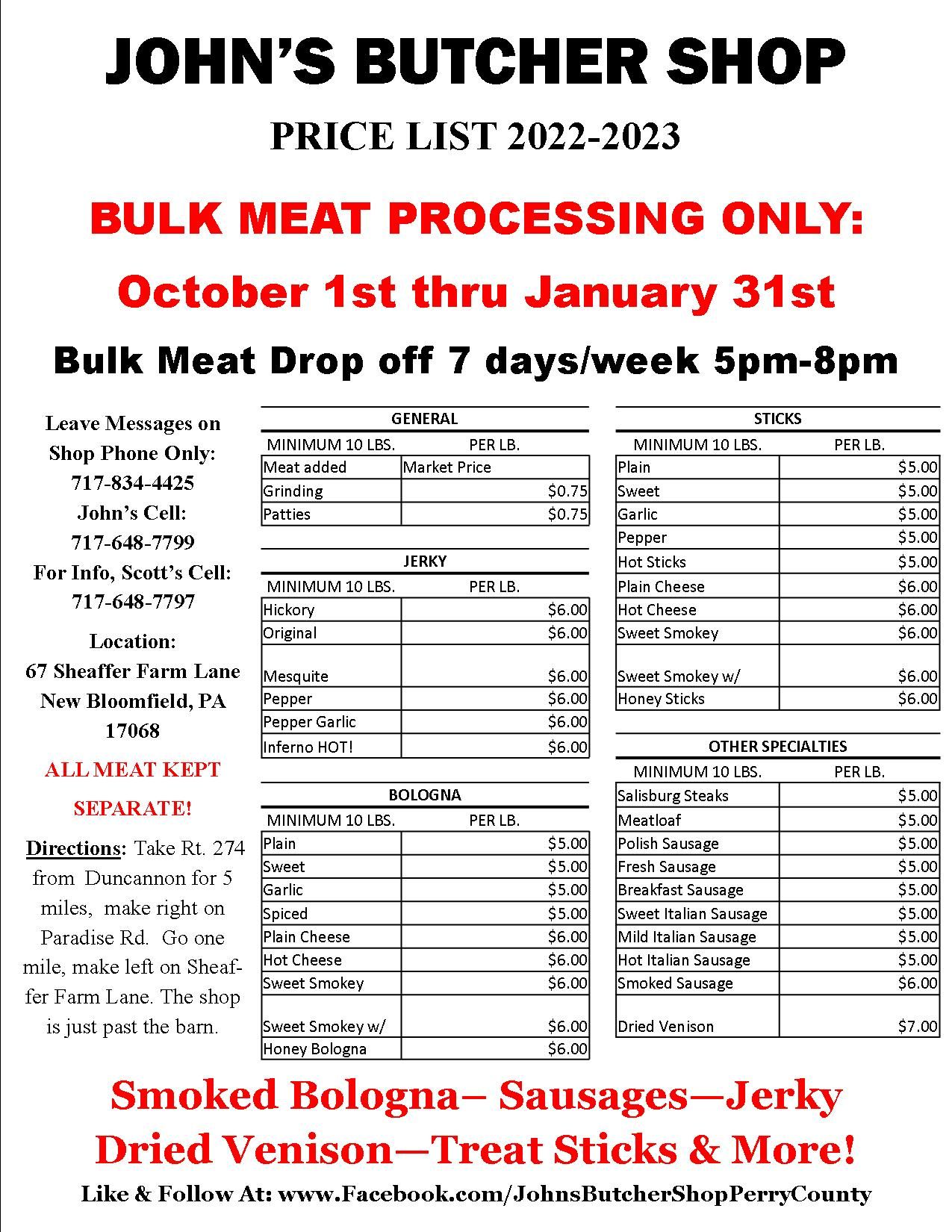 farmer girl web design portfolio social media price sheet